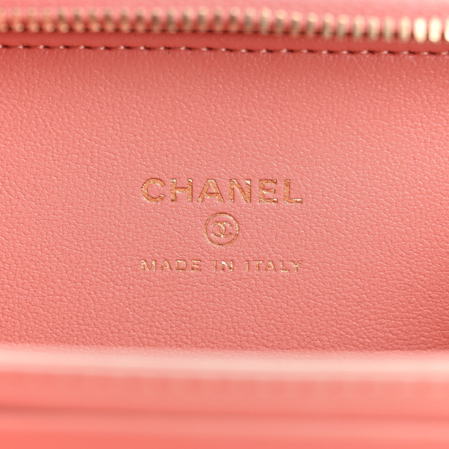 Chanel Lambskin Quilted Top Handle Mini Vanity Case Pink 6 of 12
