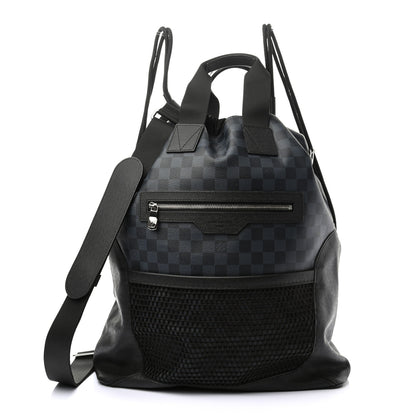 Louis Vuitton Damier Cobalt Matchpoint Backpack 1 of 7