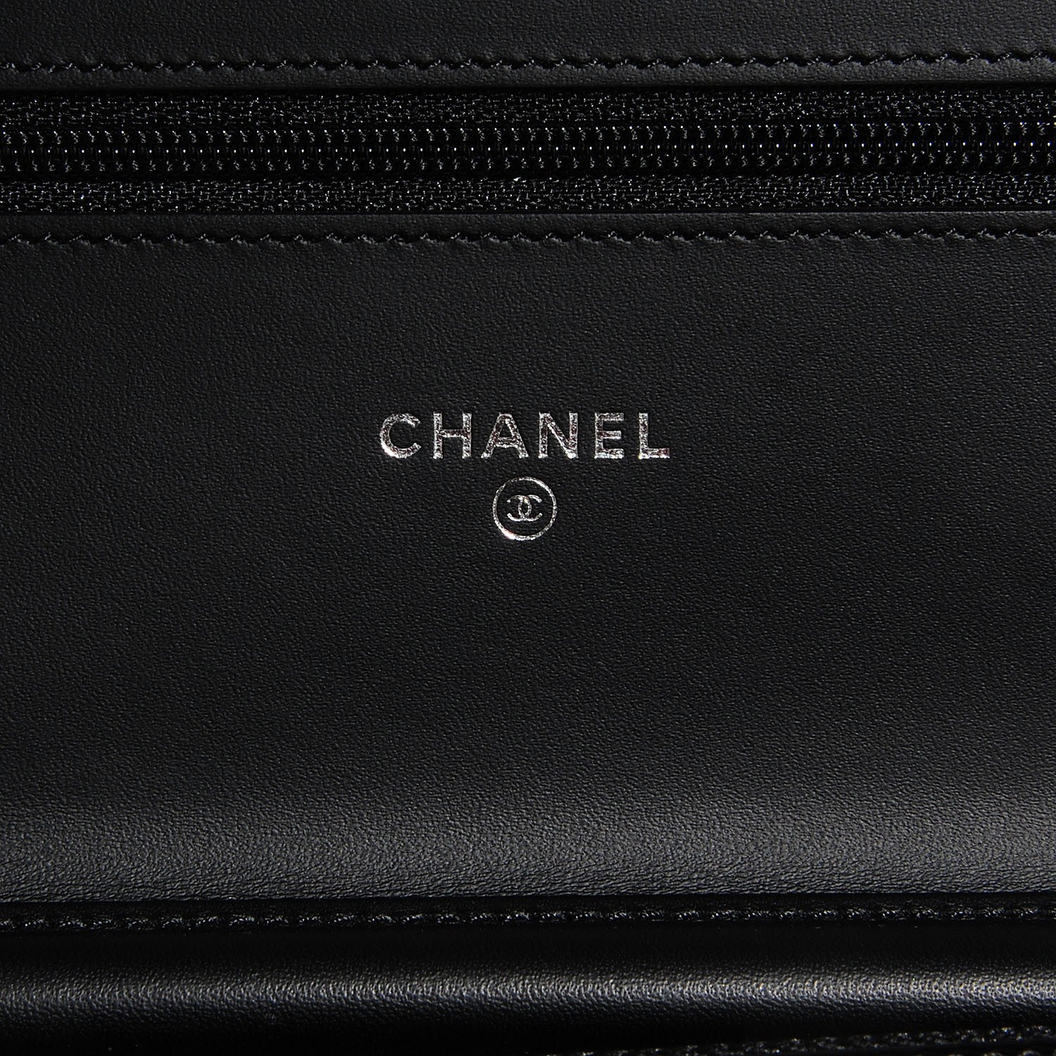 Chanel Patent Quilted Brilliant Wallet On Chain WOC Black 6 of 8
