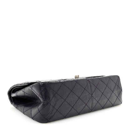 Chanel Aged Calfskin Quilted 2.55 Reissue 226 Flap Purple 4 of 10