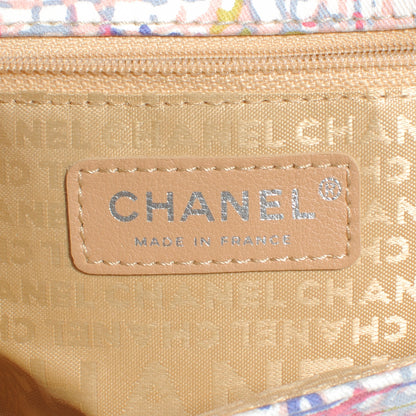 Chanel Canvas Watercolor Tweed Print Clover Small Flap 7 of 8