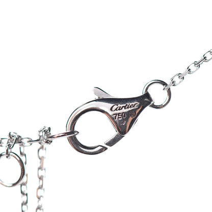 Cartier 18K White Gold Diamond Caresse D'Orchidees Par Necklace 5 of 5