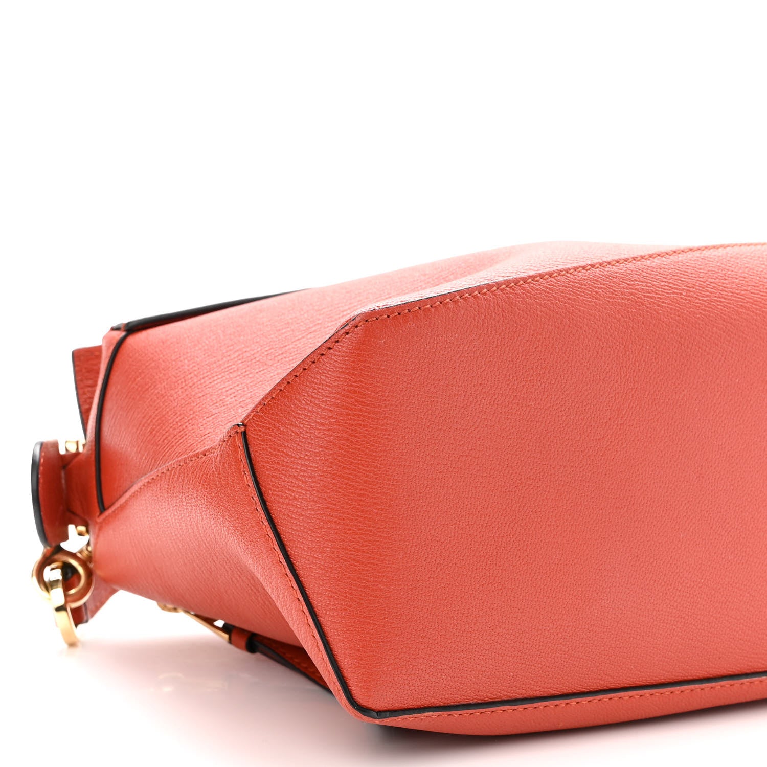 Loewe Goatskin Small Puzzle Bag Orange 8 of 9