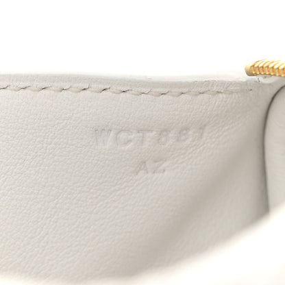 Hermes Taurillon Clemence Mini Lindy 20 New White 7 of 11