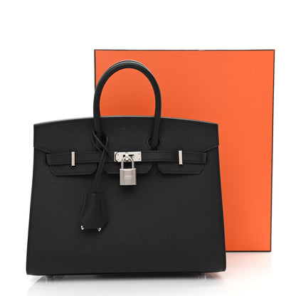 Hermes Epsom Birkin Sellier 25 Black 11 of 11