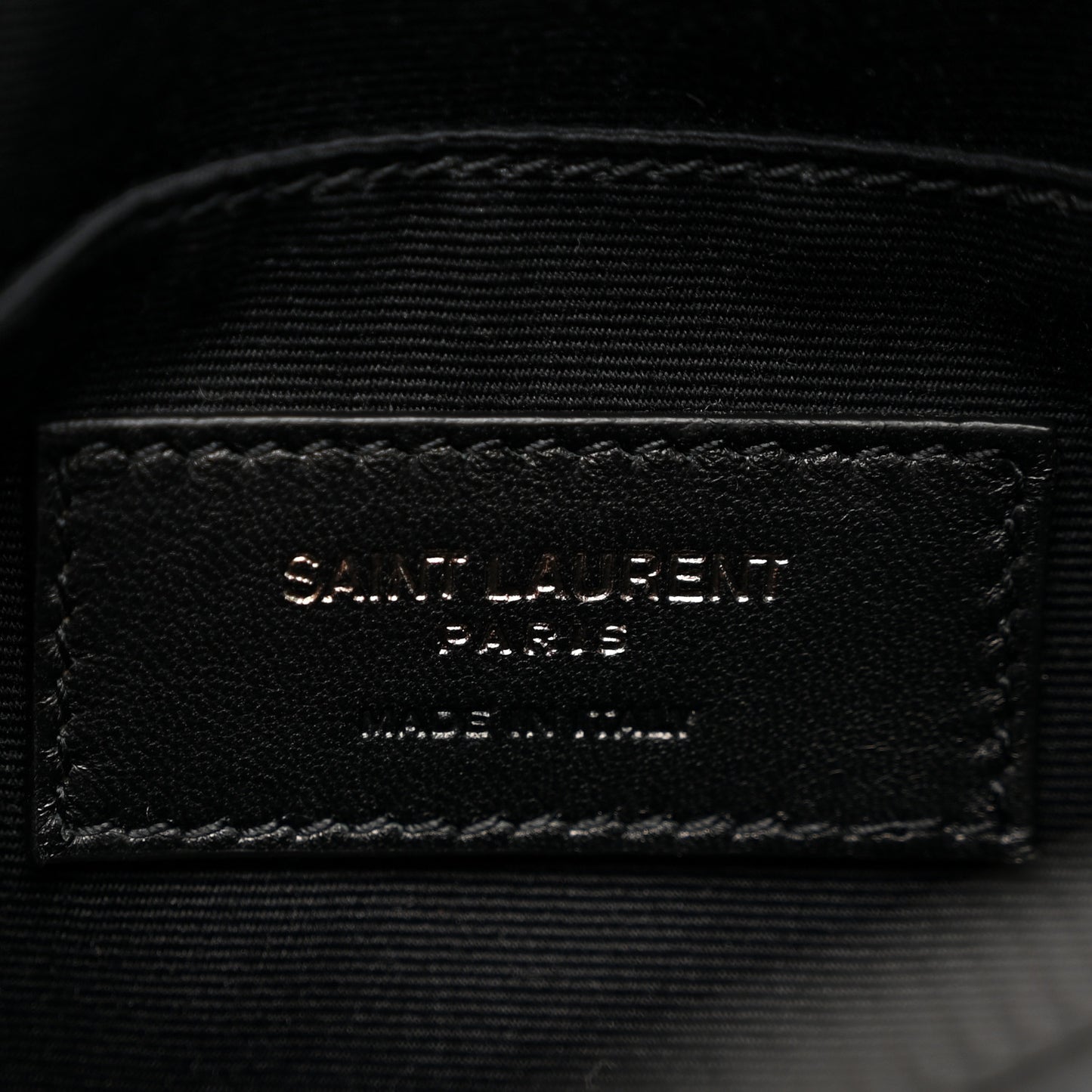 Calfskin Matelasse Monogram Lou Belt Bag Black
