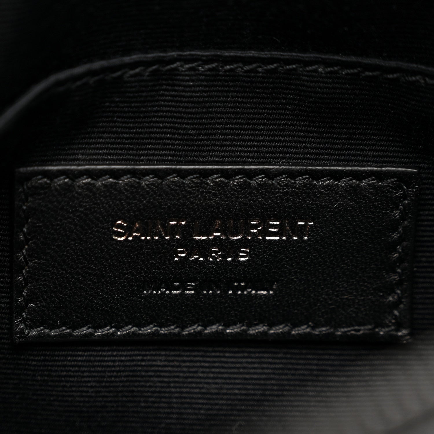 Saint Laurent Calfskin Matelasse Monogram Lou Belt Bag Black 6 of 11