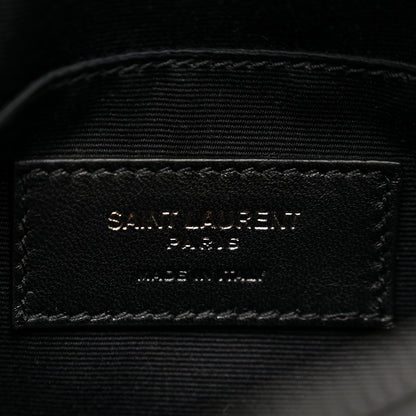 Saint Laurent Calfskin Matelasse Monogram Lou Belt Bag Black 6 of 11