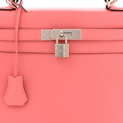 Hermes Evercolor Verso Kelly Retourne 28 Rose D'ete Terre Battue 8 of 11