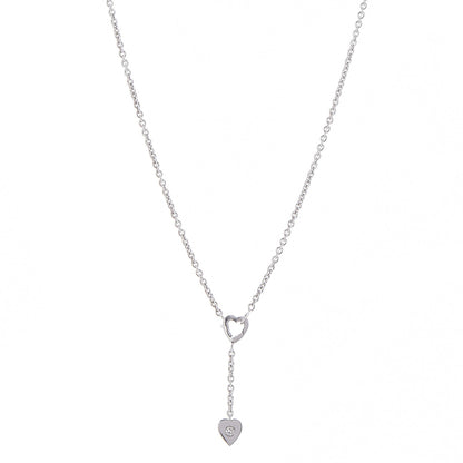 Cartier 18K White Gold Diamond Mon Amour Lariat Necklace 1 of 8