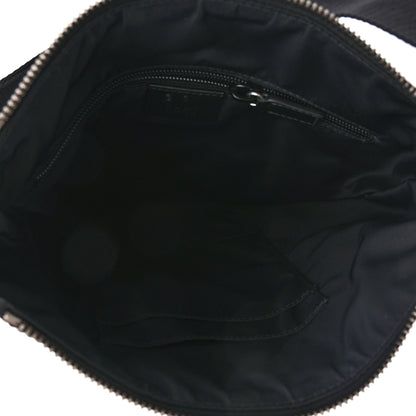 Gucci Techno Canvas Selleria Calfskin Web Small Flat Messenger Bag Black 5 of 10