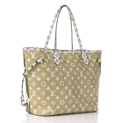 Louis Vuitton Monogram Giant Neverfull MM Kaki 4 of 11