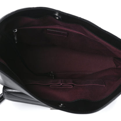 Chanel Aged Calfskin Quilted Mad About Quilting Hobo Black 4 of 9