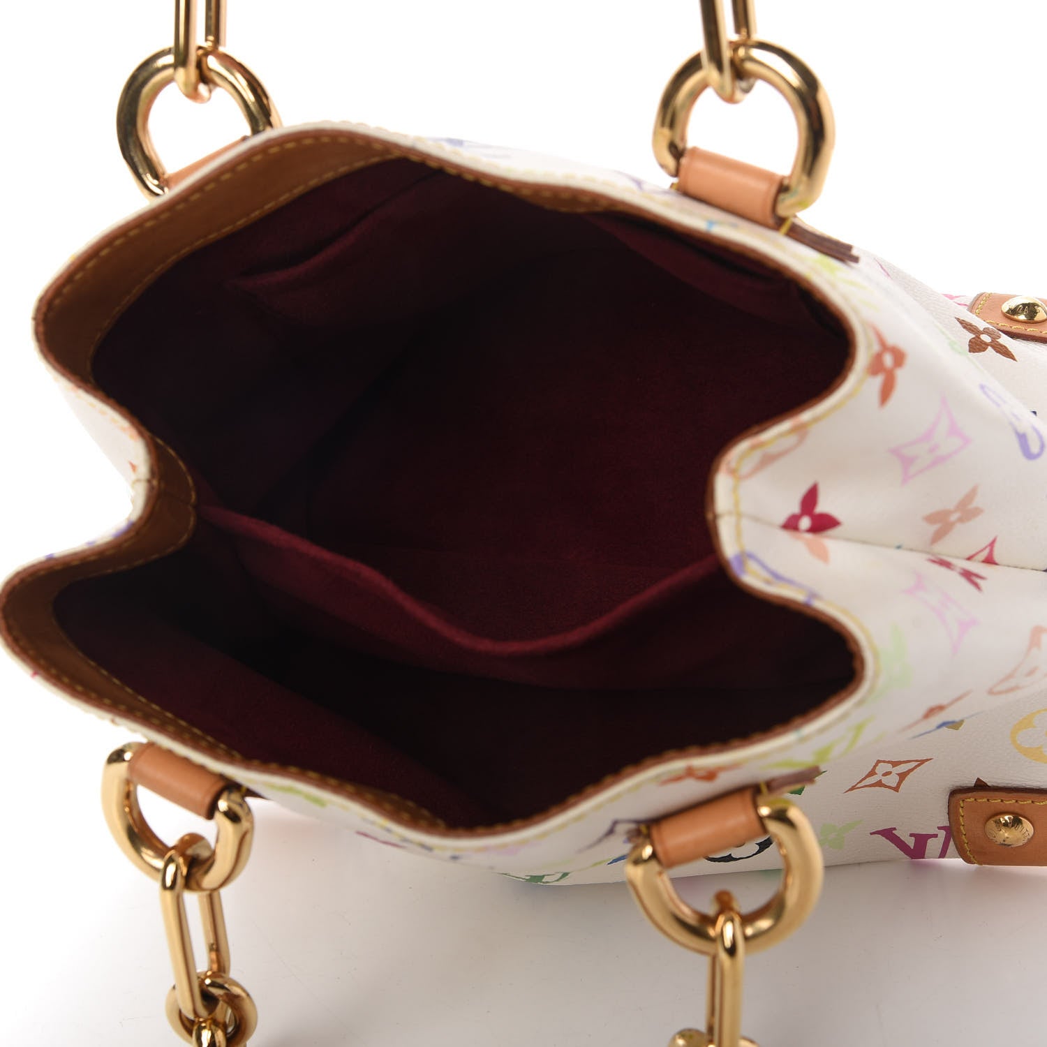 Louis Vuitton Monogram Multicolor Audra White 5 of 10