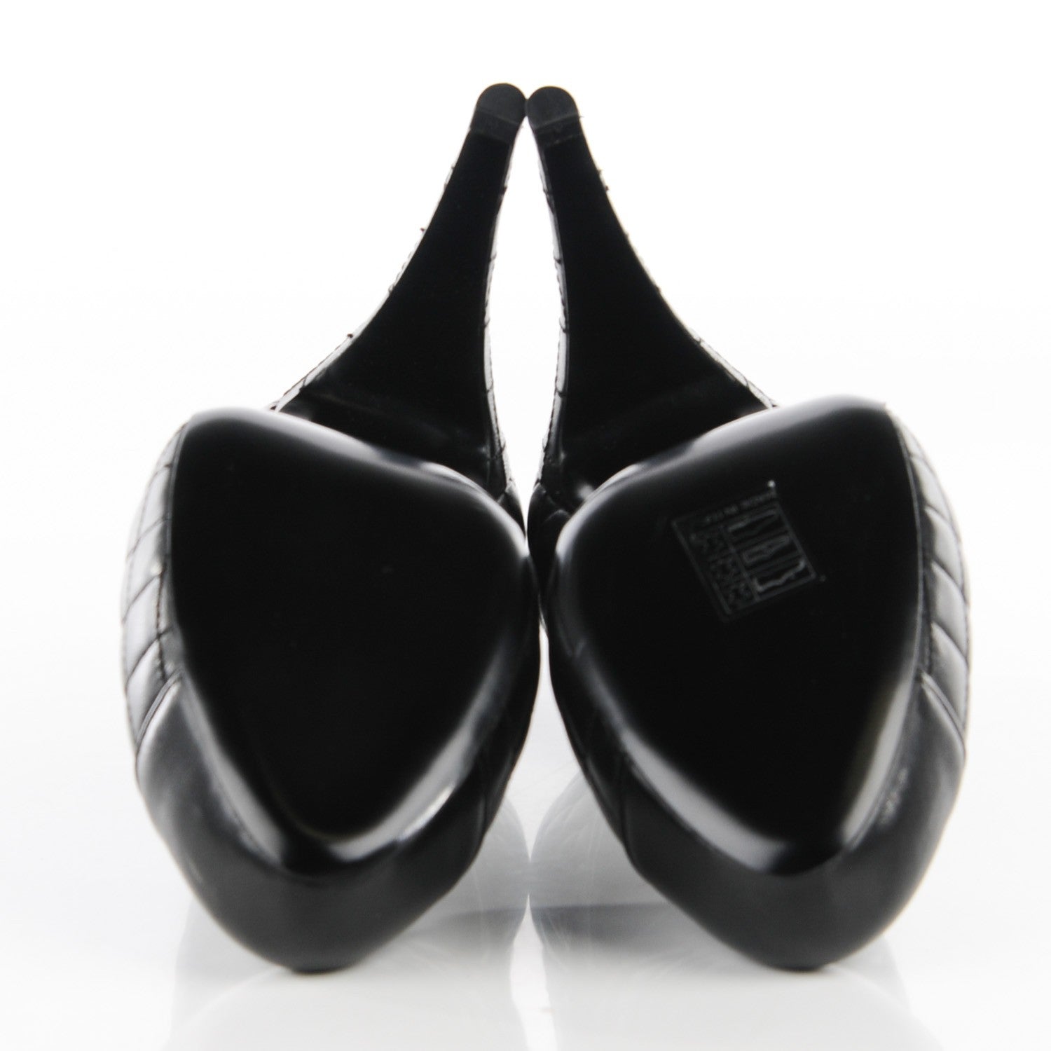 Chanel Lambskin Quilted Pumps 39.5 Black 5 of 6