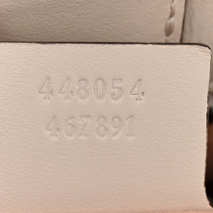 Gucci Calfskin Matelasse Small GG Marmont Tote White 7 of 15