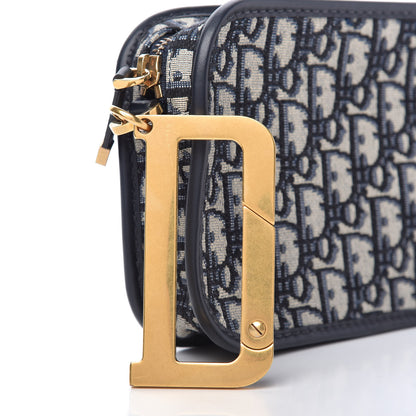 Christian Dior Oblique Diorquake Clutch Blue 12 of 12
