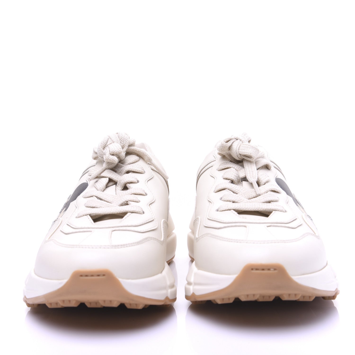 Gucci X DISNEY Calfskin Mickey Mouse Womens Rhyton Sneakers 38.5 Ivory 4 of 18