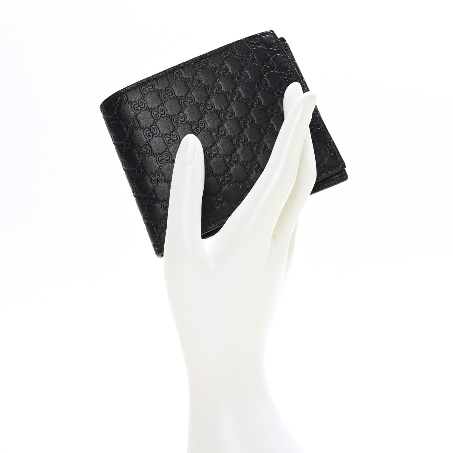 Gucci Micoguccissima Bi-Fold Wallet Black 2 of 6