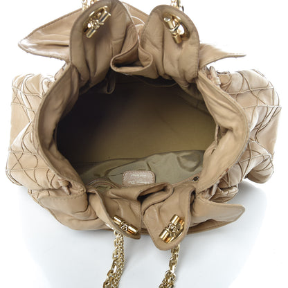 Christian Dior Lambskin Cannage Medium Le Trente Tote Beige 5 of 18