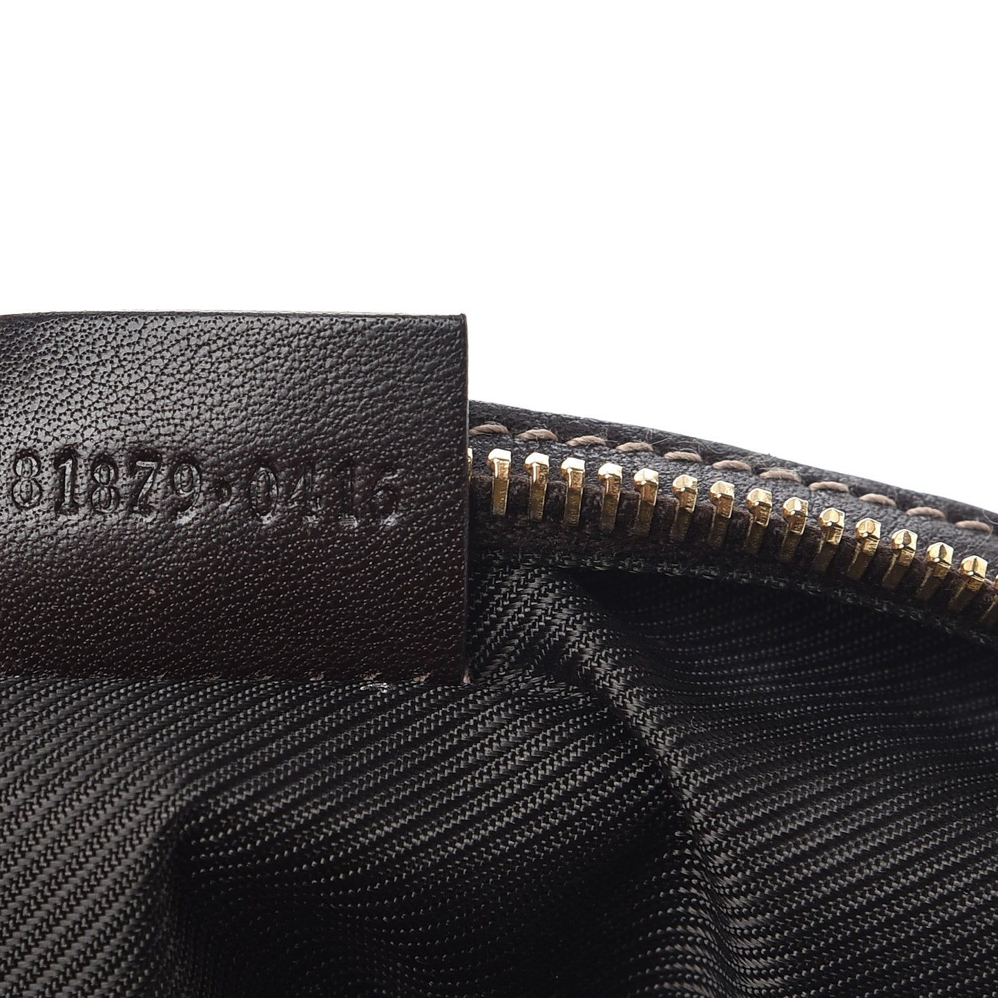 Crystal Monogram Duchessa Cosmetic Case Dark Brown