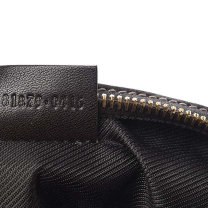 Gucci Crystal Monogram Duchessa Cosmetic Case Dark Brown 8 of 9