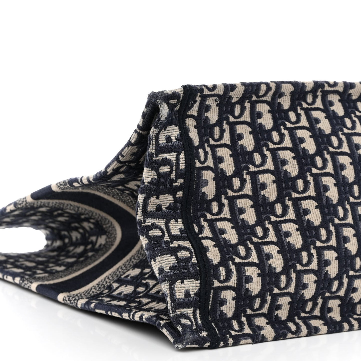 Oblique Large Book Tote Blue Multicolor