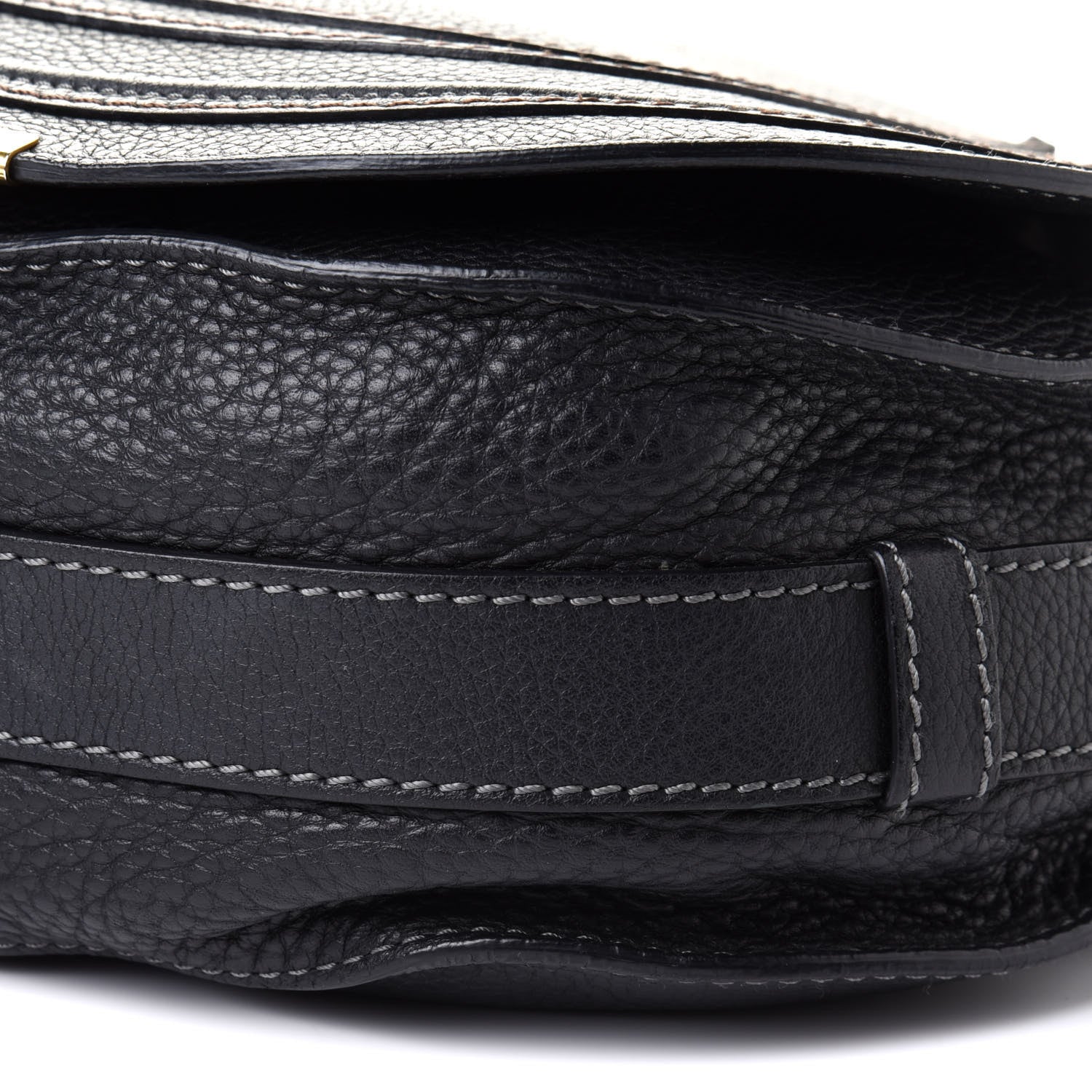 Chloe Calfskin Medium Marcie Round Crossbody Bag Black 11 of 11