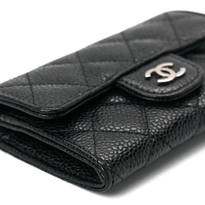 Chanel Caviar Quilted Flap Card Holder Black 11 of 13