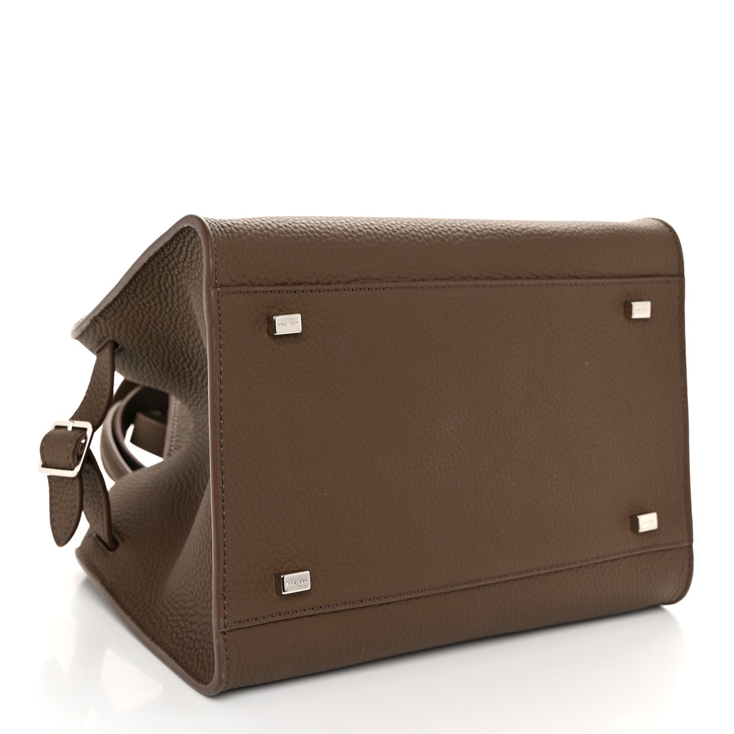 Grained Calfskin Soft Margaux 10 Bag Dark Olive