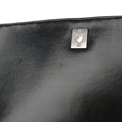 Chanel Calfskin Studded Chevron Quilted Flap Black 11 of 12
