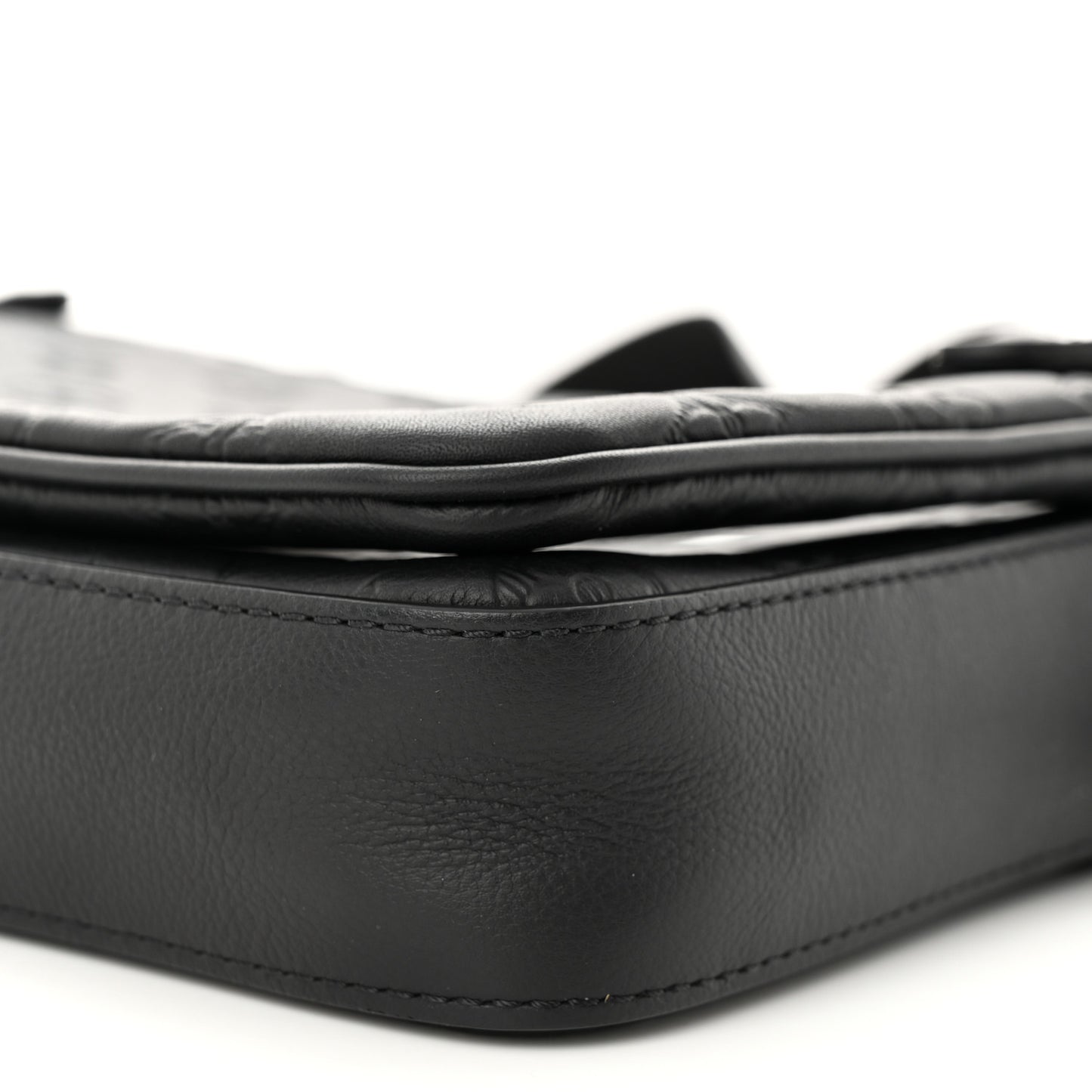 Calfskin Monogram Shadow Trio Messenger Black
