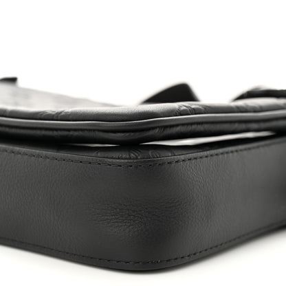 Louis Vuitton Calfskin Monogram Shadow Trio Messenger Black 9 of 10