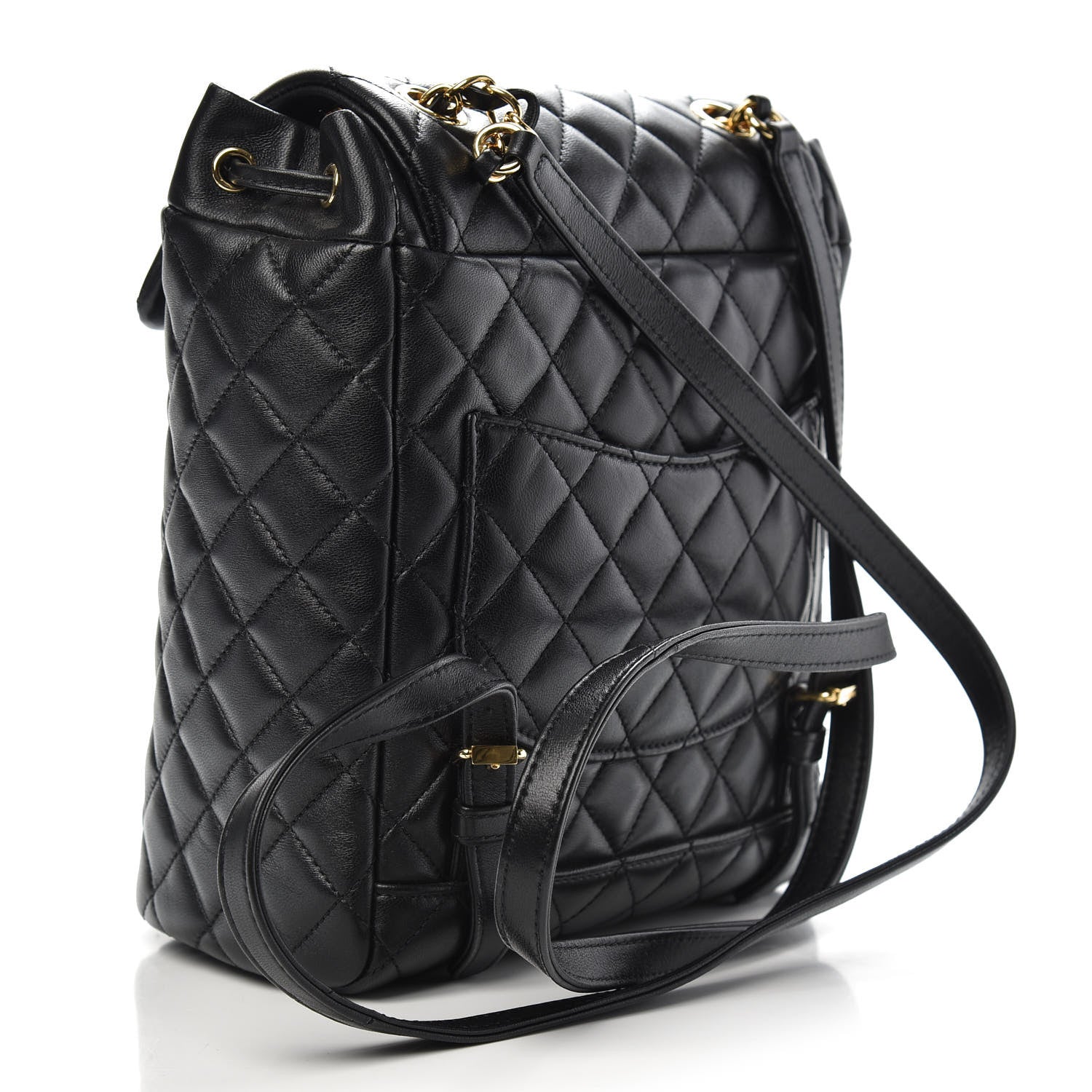 Chanel Lambskin Quilted Small Urban Spirit Backpack Black 2 of 8