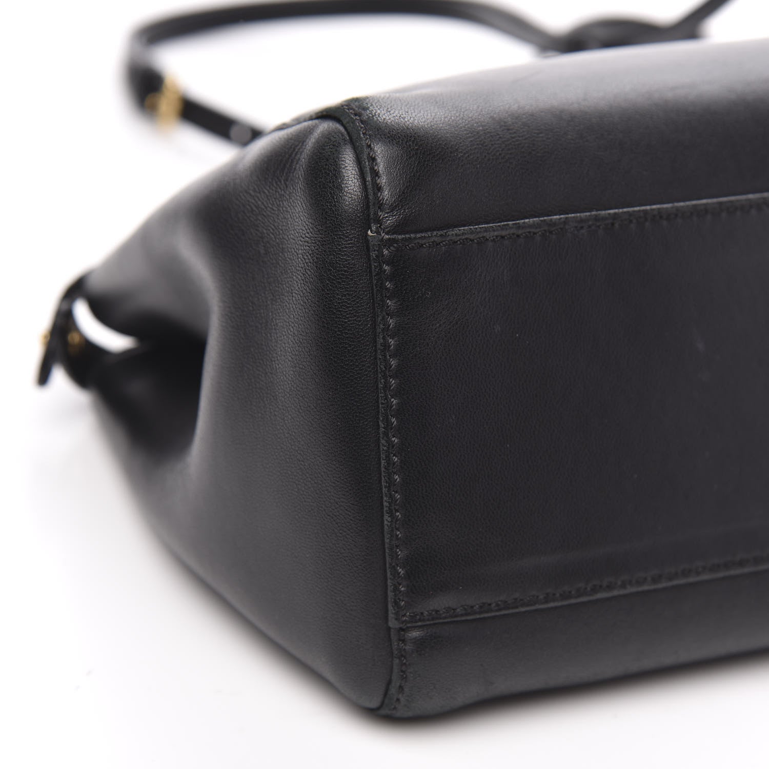 Fendi Nappa Mini Peekaboo Iconic Satchel Black 8 of 12
