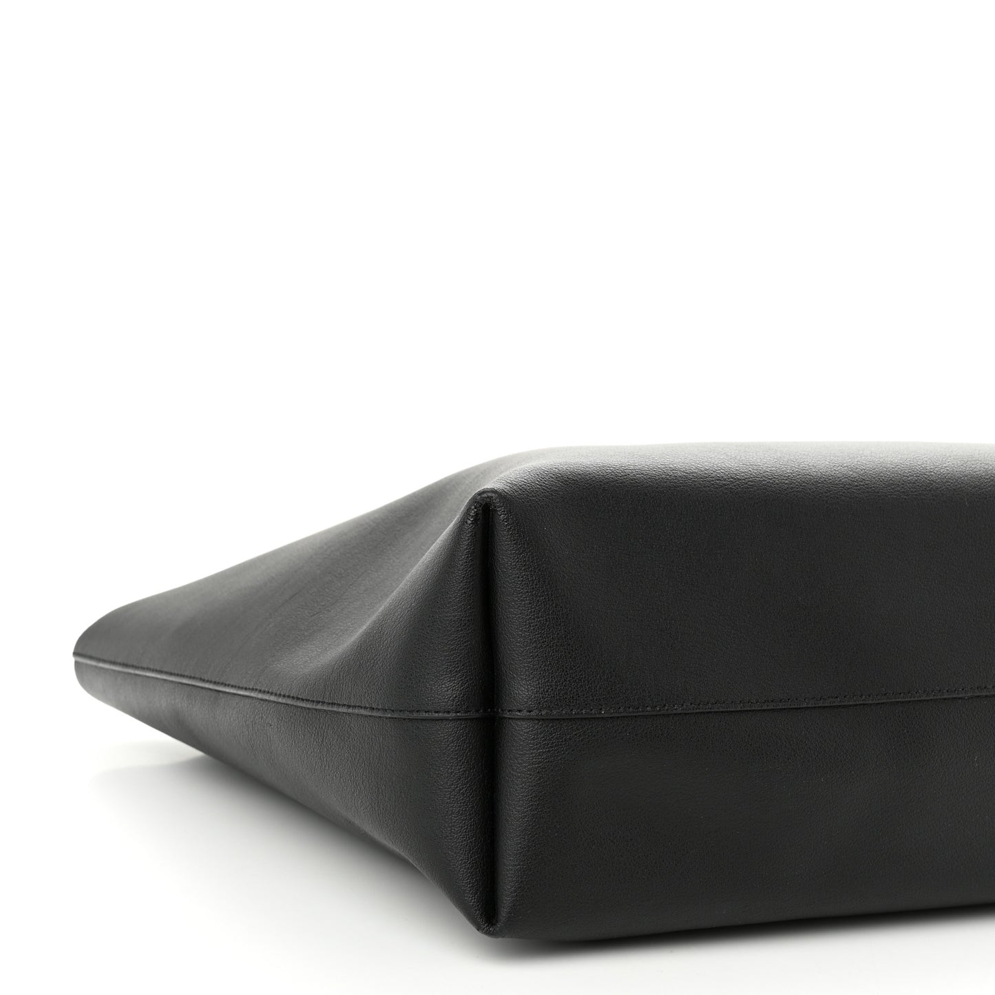 Calfskin Large Shopping Tote Black