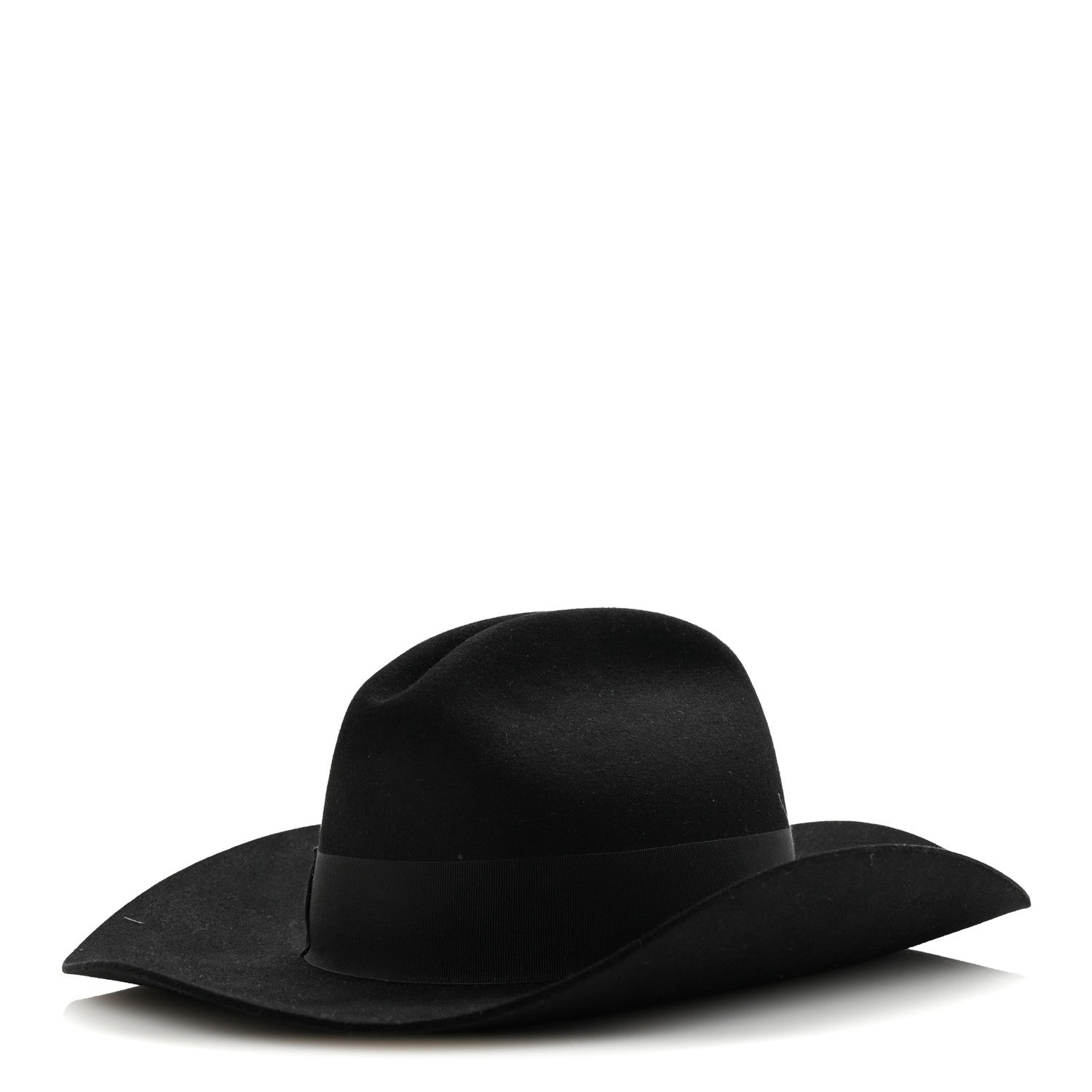 Gucci Felt Dallas Wide Brim Hat S Black 1 of 8