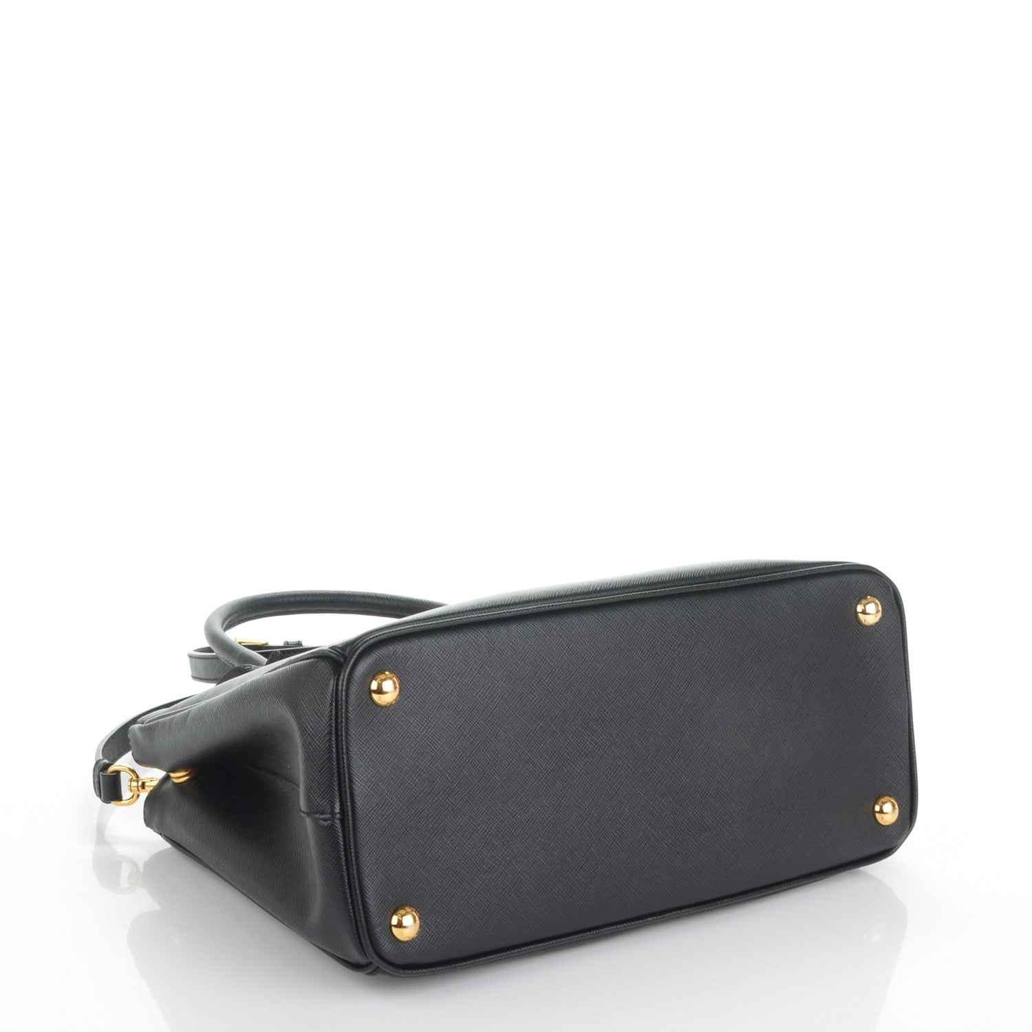 Prada Saffiano Medium Galleria Double Zip Tote Black 4 of 7