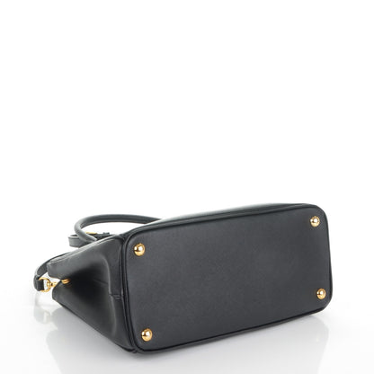 Prada Saffiano Medium Galleria Double Zip Tote Black 4 of 7