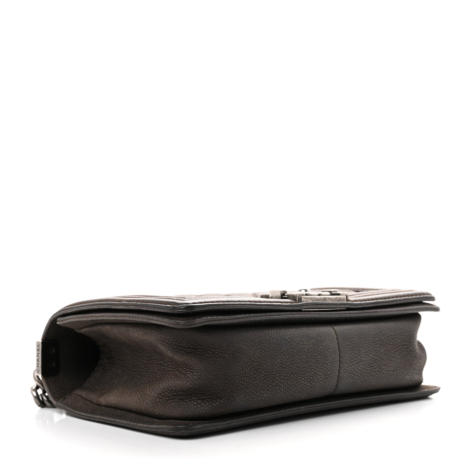 Chanel Iridescent Caviar Quilted Medium Boy Flap Dark Grey 4 of 11