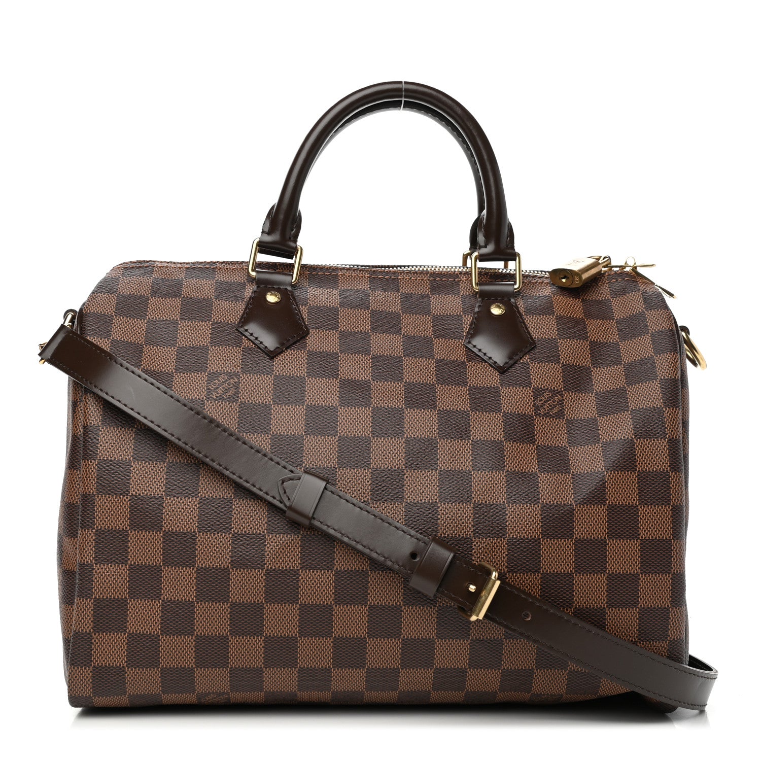 Louis Vuitton Damier Ebene Speedy Bandouliere 30 1 of 7