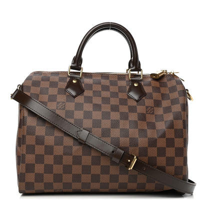 Louis Vuitton Damier Ebene Speedy Bandouliere 30 1 of 7