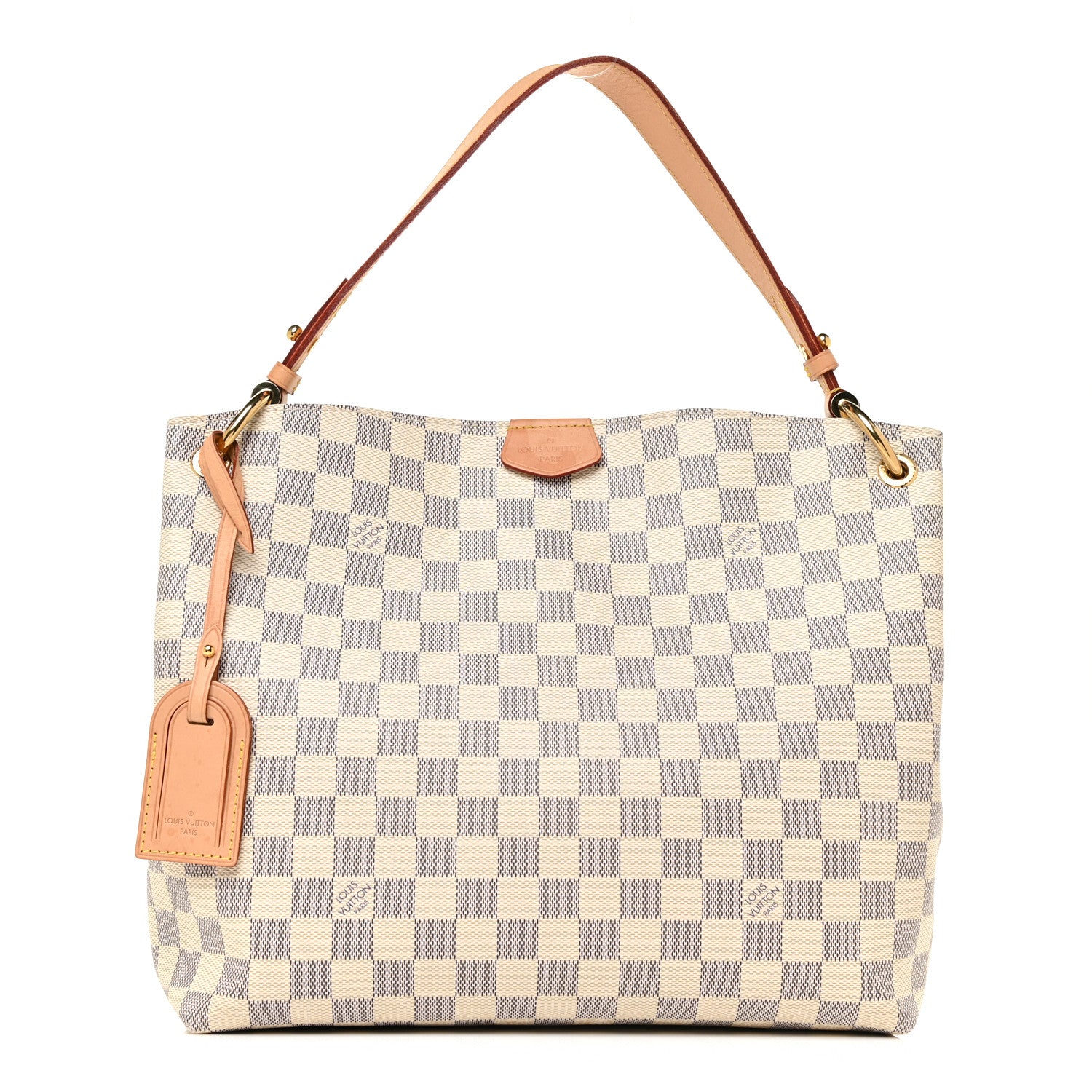 Louis Vuitton Damier Azur Graceful PM Rose Ballerine 1 of 15