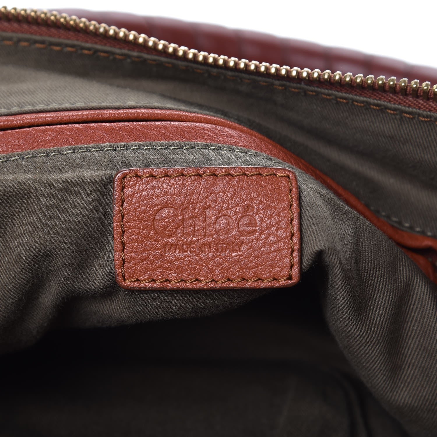 Chloe Calfskin Medium Marcie Satchel Tan 6 of 15