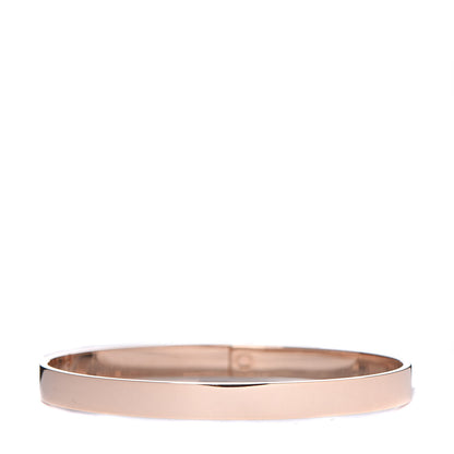 Hermes 18K Rose Gold Diamond PM Kelly Pave Bracelet SH 3 of 5