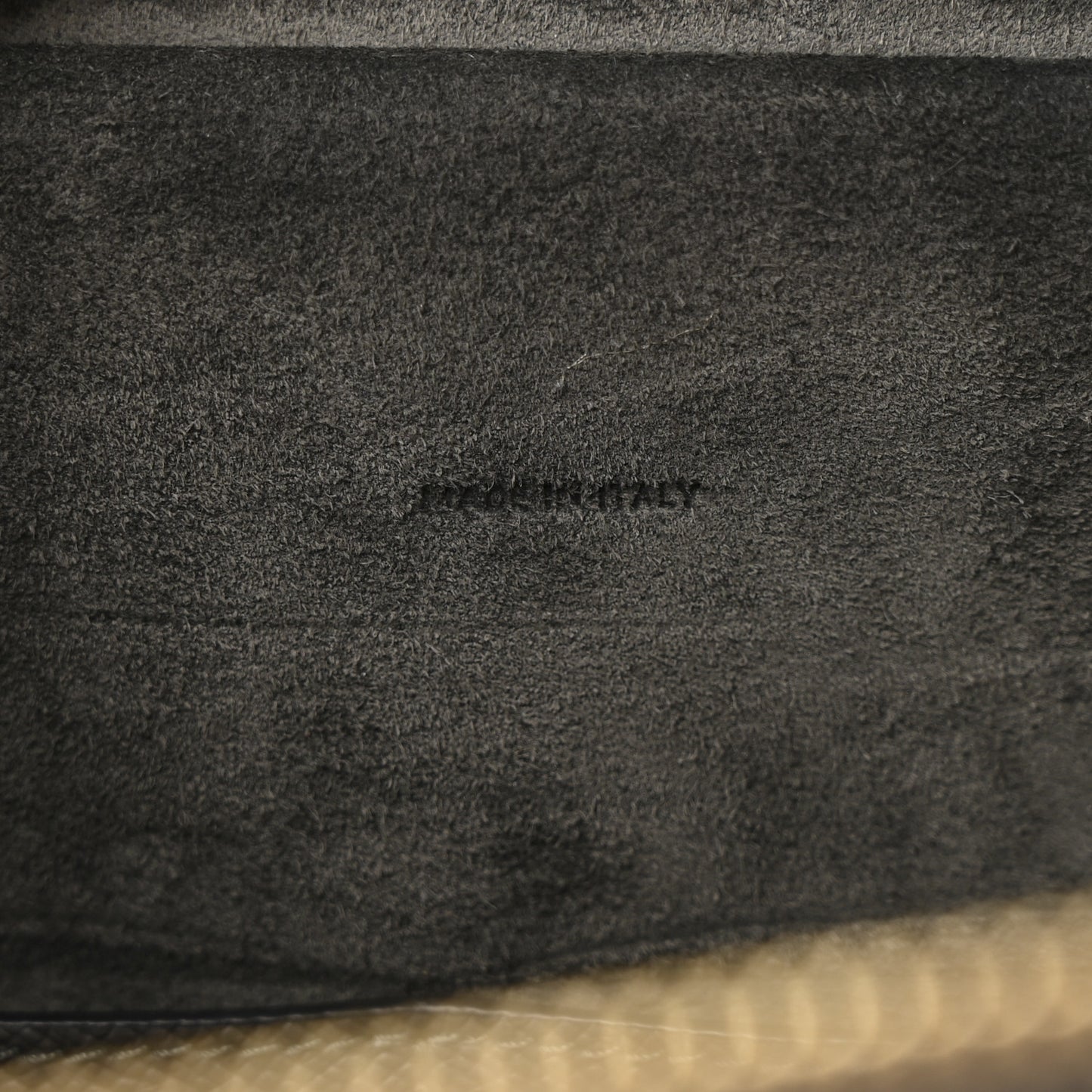 Grained Calfskin Mini Belt Bag Grey
