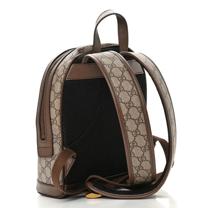 Gucci X DISNEY GG Supreme Monogram Donald Duck Small Interlocking G Dome Backpack Beige Multicolor New Acero 3 of 10