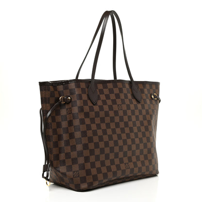 Louis Vuitton Damier Ebene Neo Neverfull MM Rose Ballerine 3 of 13