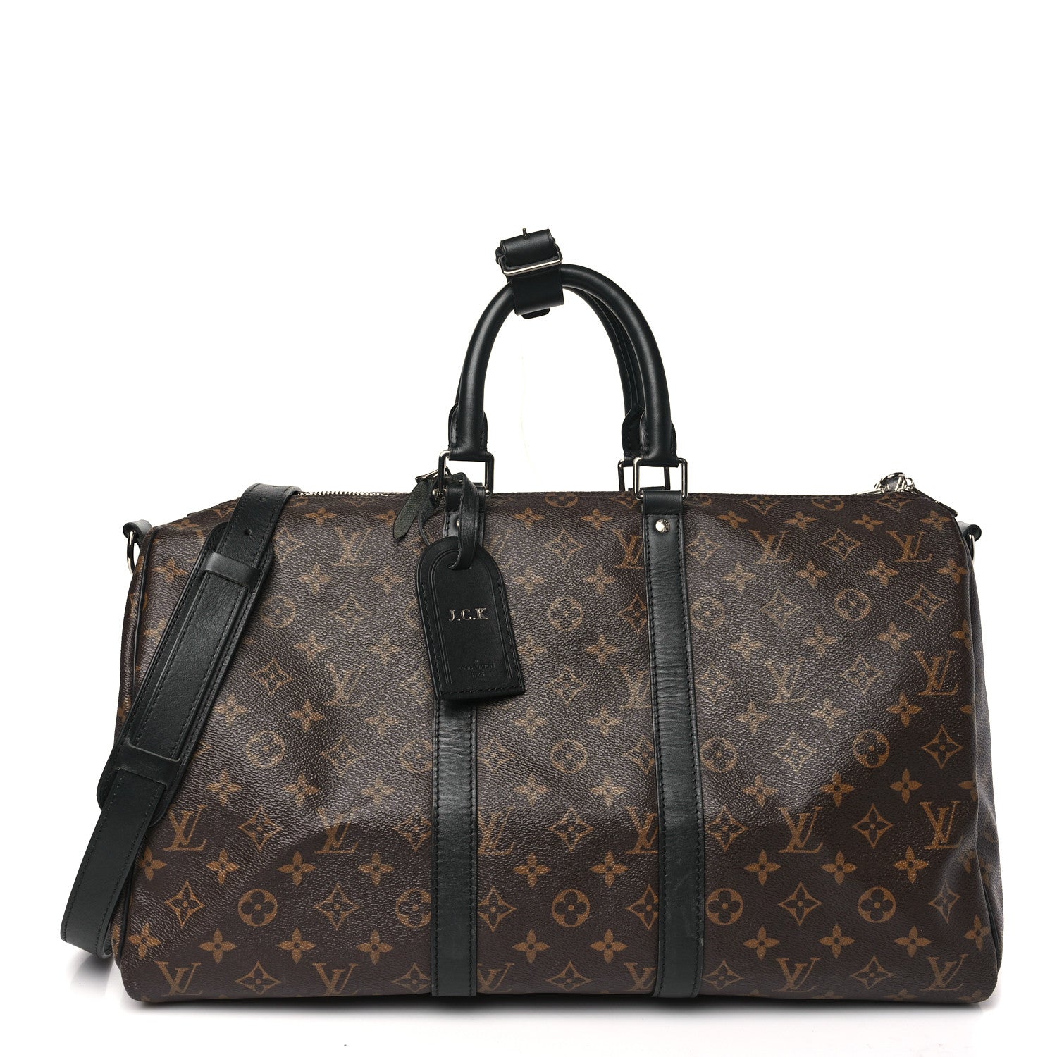 Louis Vuitton Monogram Macassar Keepall Bandouliere 45 1 of 10