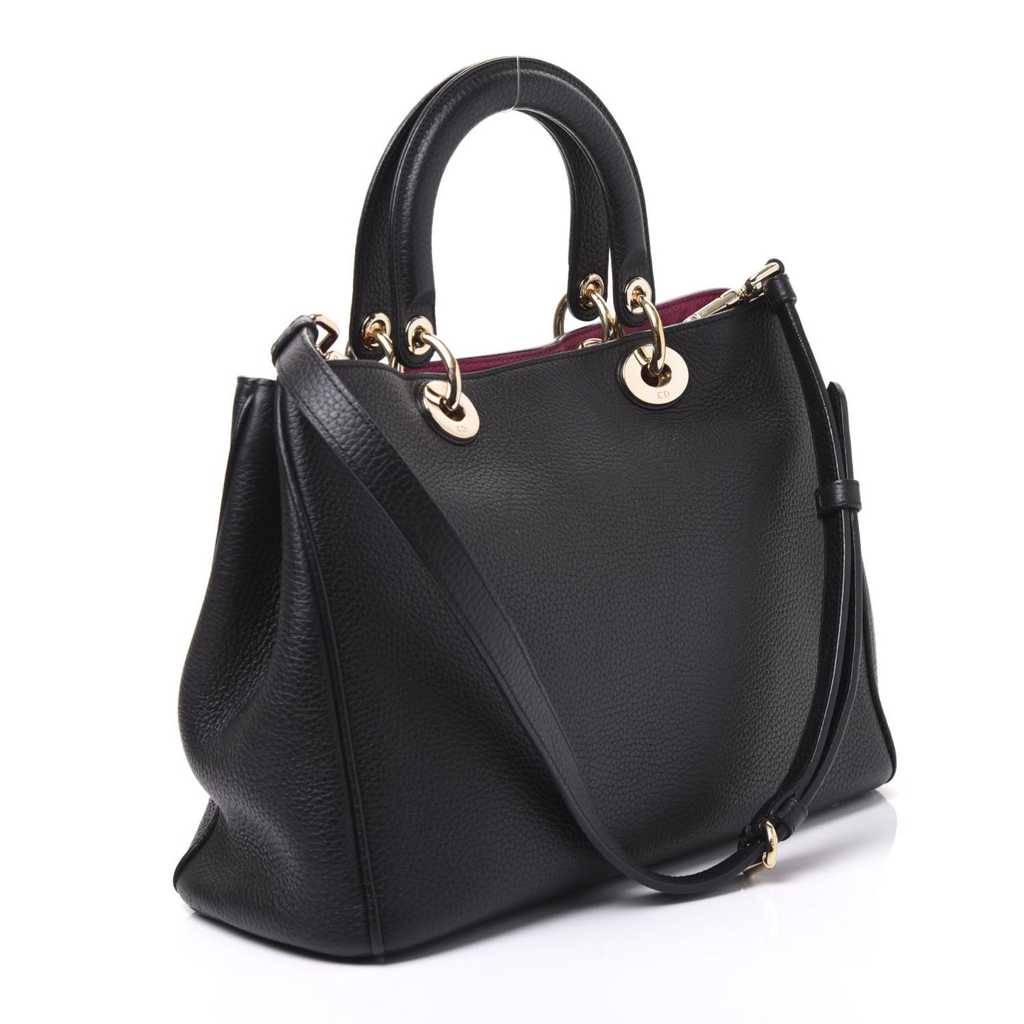 Bullcalf Medium Diorissimo Tote Black Rose Indien